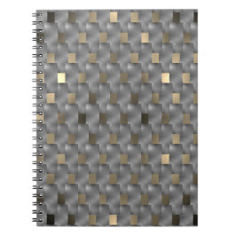 プラサcinza sobre fundo marrom claro, tons pretos ノートブック