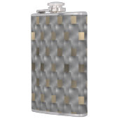 プラサcinza sobre fundo marrom claro, tons pretos フラスク (左)