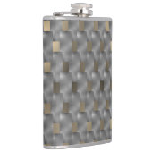 プラサcinza sobre fundo marrom claro, tons pretos フラスク (右)