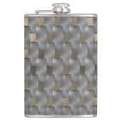 プラサcinza sobre fundo marrom claro, tons pretos フラスク (正面)