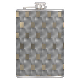 プラサcinza sobre fundo marrom claro, tons pretos フラスク