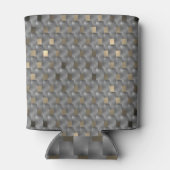 プラサcinza sobre fundo marrom claro, tons pretos 缶クーラー (裏面)