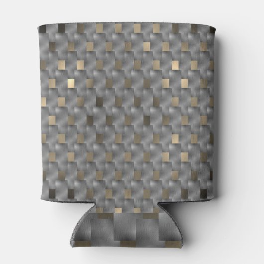 プラサcinza sobre fundo marrom claro, tons pretos 缶クーラー (裏面)