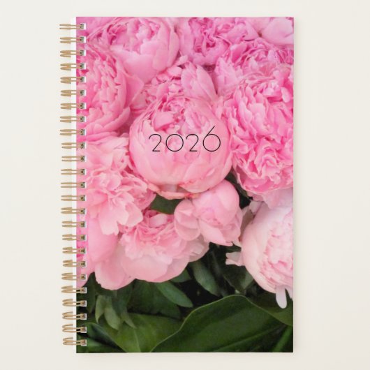プラザの芍薬 2026年プランナー プランナー手帳 (正面)