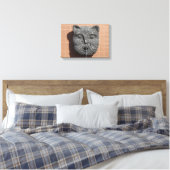 プラザキャットファウンテン キャンバスプリント (インサイチュ (寝室))