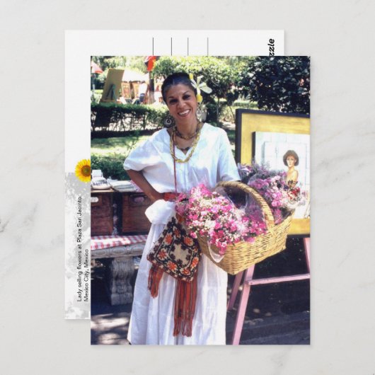 プラザサンジャキンフラワーレディ – Vポストカード ポストカード (正面/裏面)