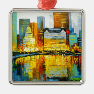 プラザセントラルパークホテルインニューヨーク メタルオーナメント