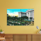 プラザパークとUSグラントホテルサンディエゴ,カリフォルニア キャンバスプリント (インサイチュ (リビング))