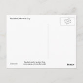 プラザホテルニューヨークシティヴィンテージ ポストカード (裏面)