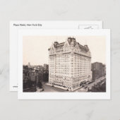 プラザホテルニューヨークシティヴィンテージ ポストカード (正面/裏面)