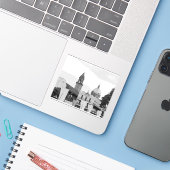 プラザモリオネスから シール (ノートパソコンとiPhone)