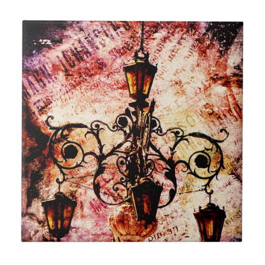 プラザライトピンクグランジ タイル (正面)