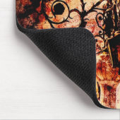 プラザライトピンクグランジ マウスパッド (コーナー)