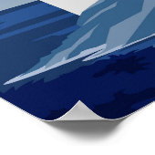 プラザンフランストラベルヴィンテージアート ポスター (角)