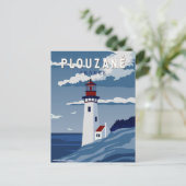 プラザンフランストラベルヴィンテージアート ポストカード (スタンド正面)