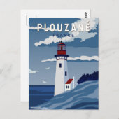 プラザンフランストラベルヴィンテージアート ポストカード (正面/裏面)