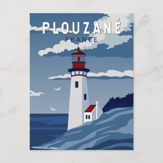 プラザンフランストラベルヴィンテージアート ポストカード (正面)