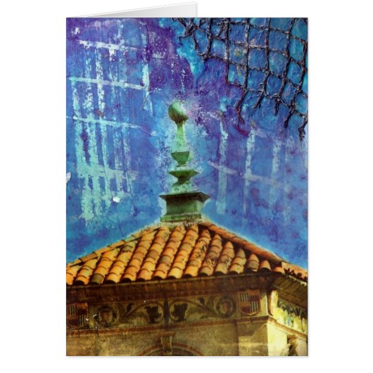 プラザ建物ミックスメディアコラージュ (正面)