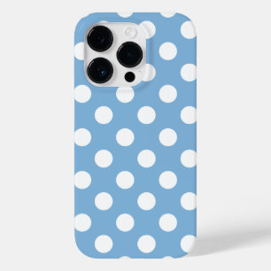 プラシッドブルービッグ水玉模様 Case-Mate iPhone 14 PROケース