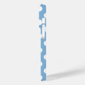 プラシッドブルービッグ水玉模様iPhoneカバー Case-Mate iPhoneケース (裏面 / 左)