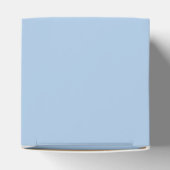 プラシッドブルー結婚式の引き出物ボックス フェイバーボックス (上部)