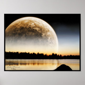 プラシド湖 ポスター