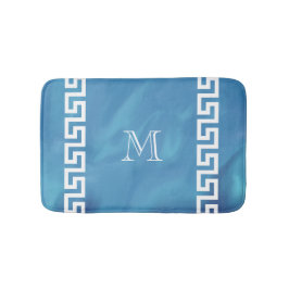 プラシ天のギリシャ人の鍵 バスマット