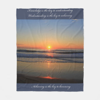 プラシ天のフリースブランケット フリースブランケット