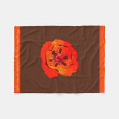 プラシ天のフリースブランケット フリースブランケット (正面(横))