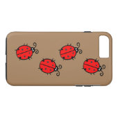 プラスてんとう虫のiPhone 7堅い Case-Mate iPhoneケース (裏面(横))