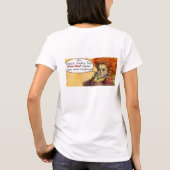 プラスのサイズの妖精の国! 女性のティー Tシャツ (裏面)