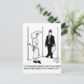 プラスまたはマイナス100%のエラーが発生したポーリング ポストカード (スタンド正面)