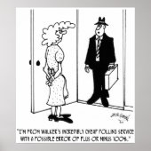 プラスまたはマイナス100%のエラーが発生する可能性のあるポーリング ポスター (正面)