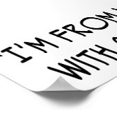 プラスまたはマイナス100%のエラーが発生する可能性のあるポーリング ポスター (角)