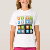 プラスアイコンガールズTシャツ Tシャツ (正面)