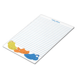 プラスカラフルチック製パーソナライズされた靴筆記紙 ノートパッド