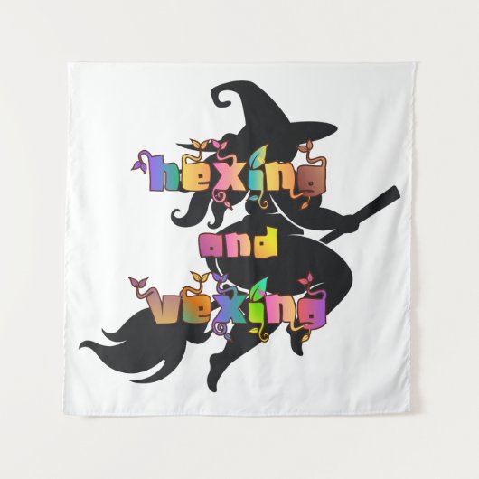プラスサイズの異端パガンのためのHEXING AND VEXING タペストリー (正面)