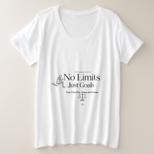 プラスサイズモチベーションTee for Women プラスサイズTシャツ