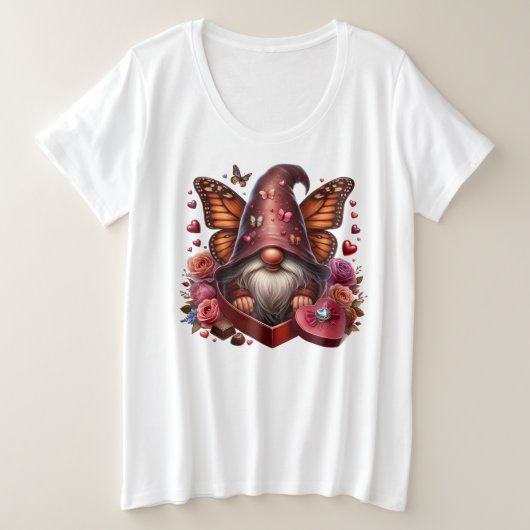 プラスサイズ – Tシャツ (デザイン正面)