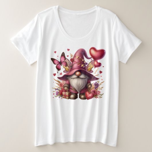 プラスサイズ – Tシャツ (デザイン正面)