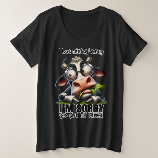プラスサイズ – Tシャツ (デザイン正面)