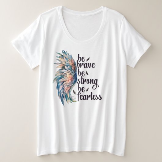 プラスサイズ – Tシャツ (デザイン正面)