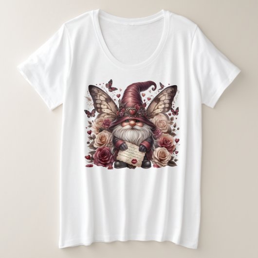 プラスサイズ – Tシャツ (デザイン正面)