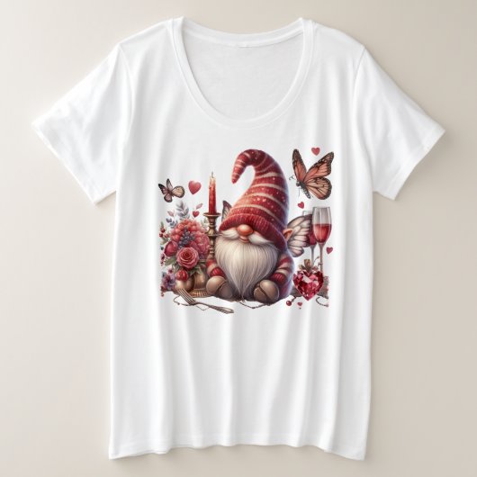 プラスサイズ – Tシャツ (デザイン正面)