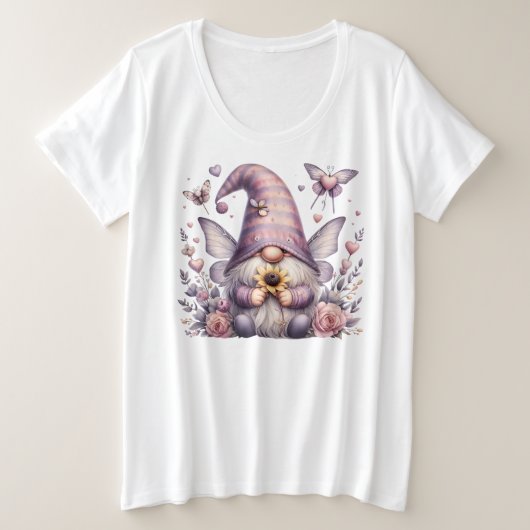 プラスサイズ – Tシャツ (デザイン正面)
