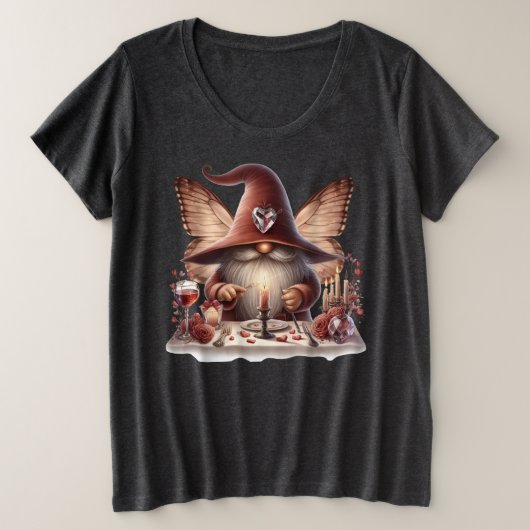 プラスサイズ – Tシャツ (デザイン正面)