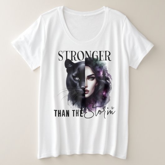 プラスサイズ - Tシャツ (デザイン正面)
