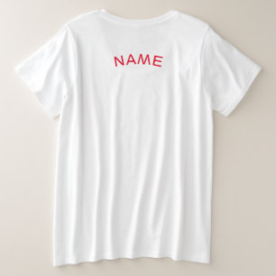プラスサイズTシャツバタフライイラストレーション女性 プラスサイズTシャツ
