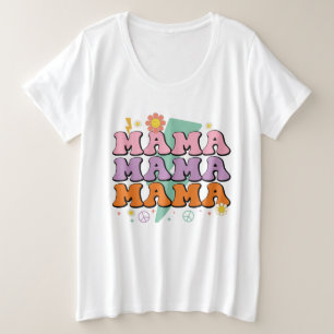  プラスサイズTシャツ