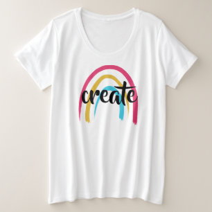  プラスサイズTシャツ